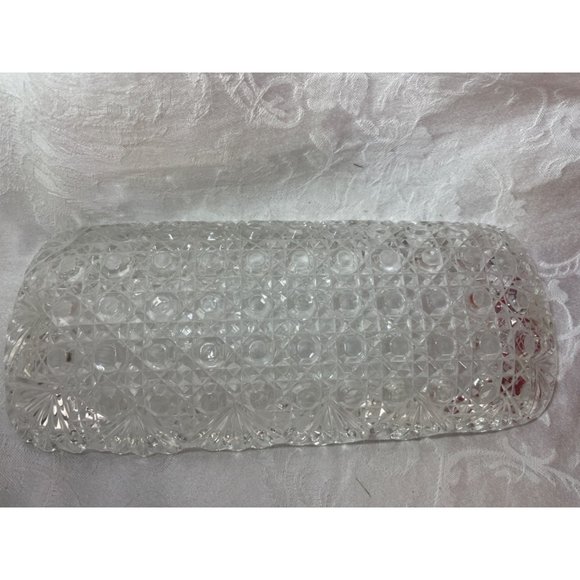 Early American Pressed Glass Celery Dish Antique Beautiful - Picture 4 of 5